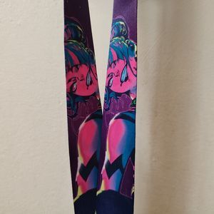 Street Fighter Juri Cloth Lanyard With Clasp Official Capcom SF Collectible